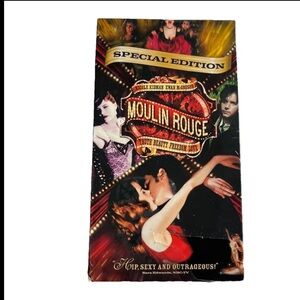 VHS Moulin Rouge Special Edition Nicole Kidman Ewan McGregor 2001 New Other